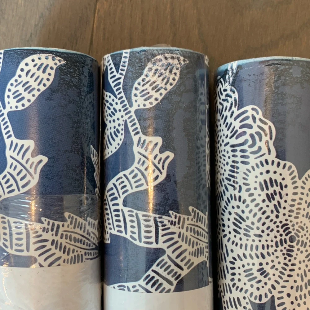 Caitlin Wilson Pearl Street Navy Wallpaper - 5 Rolls